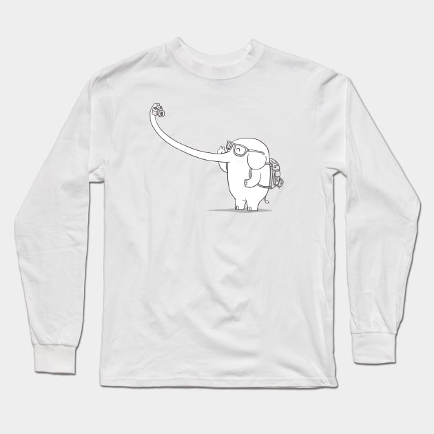 Lonely Traveler Long Sleeve T-Shirt by ilovedoodle